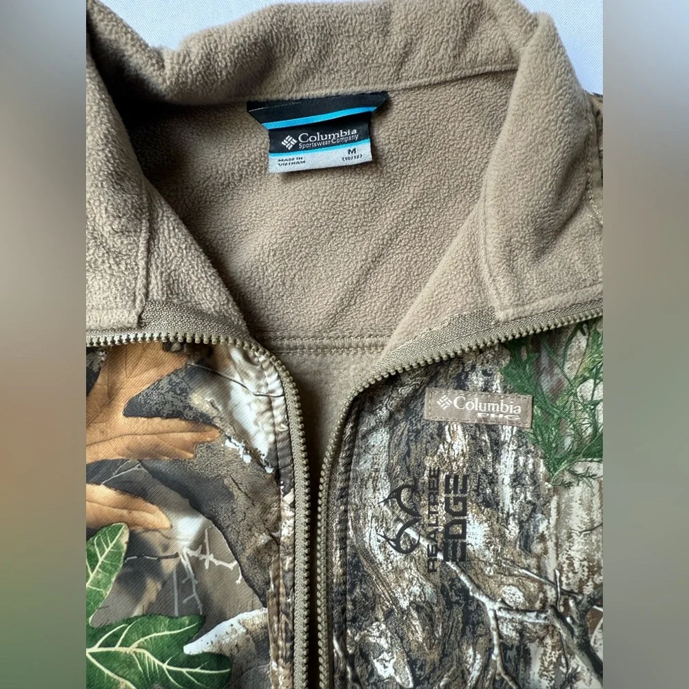Columbia Kids Camouflage Fleece Jacket - Picture 5 of 7